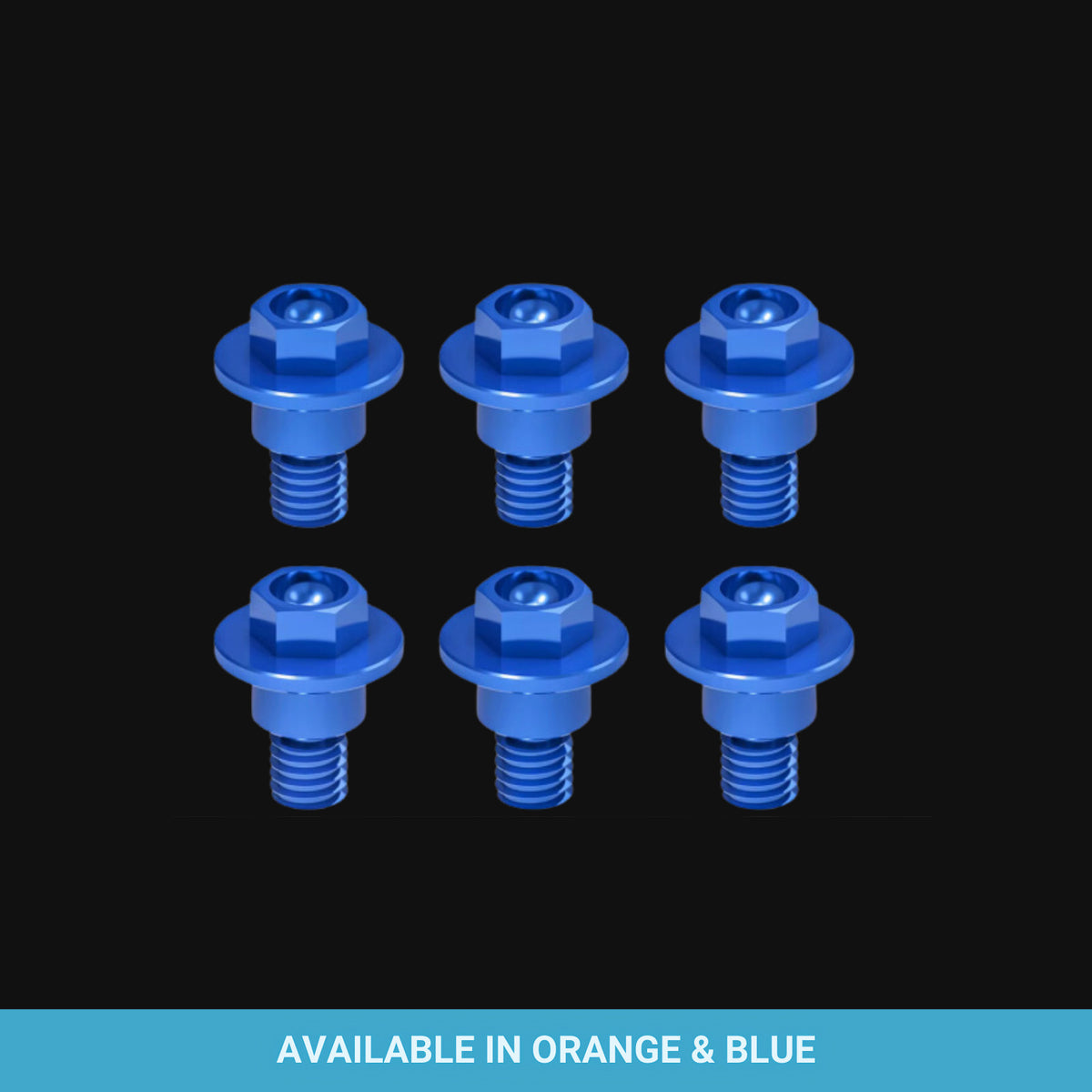 Front Fork Guard Bolts Screws Blue For KTM HUSKY & GASGAS.