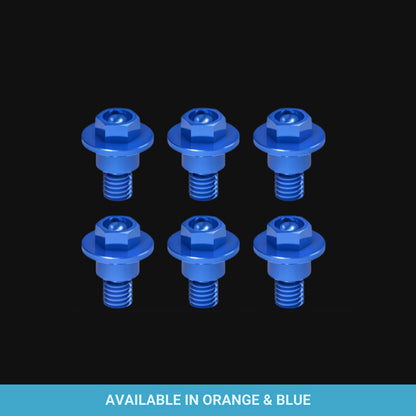 Front Fork Guard Bolts Screws Blue For KTM HUSKY & GASGAS.