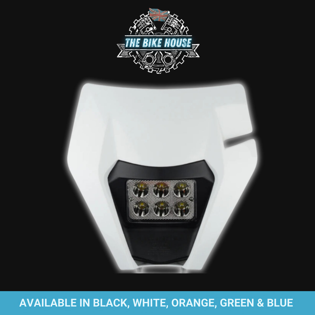 KTM 2017-2023 6 LED White Headlight Super Bright 4200 Lumens TPI EXC Light #2