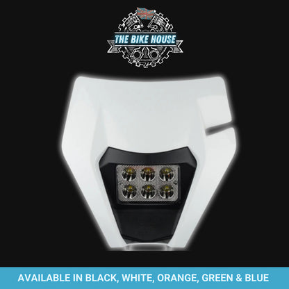 KTM 2017-2023 6 LED White Headlight Super Bright 4200 Lumens TPI EXC Light #2