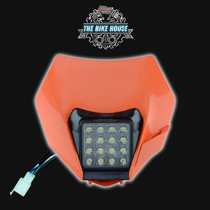 KTM 2014-2016 16 LED Orange Headlight Super Bright 4800 Lumens TPI EXC Light #3