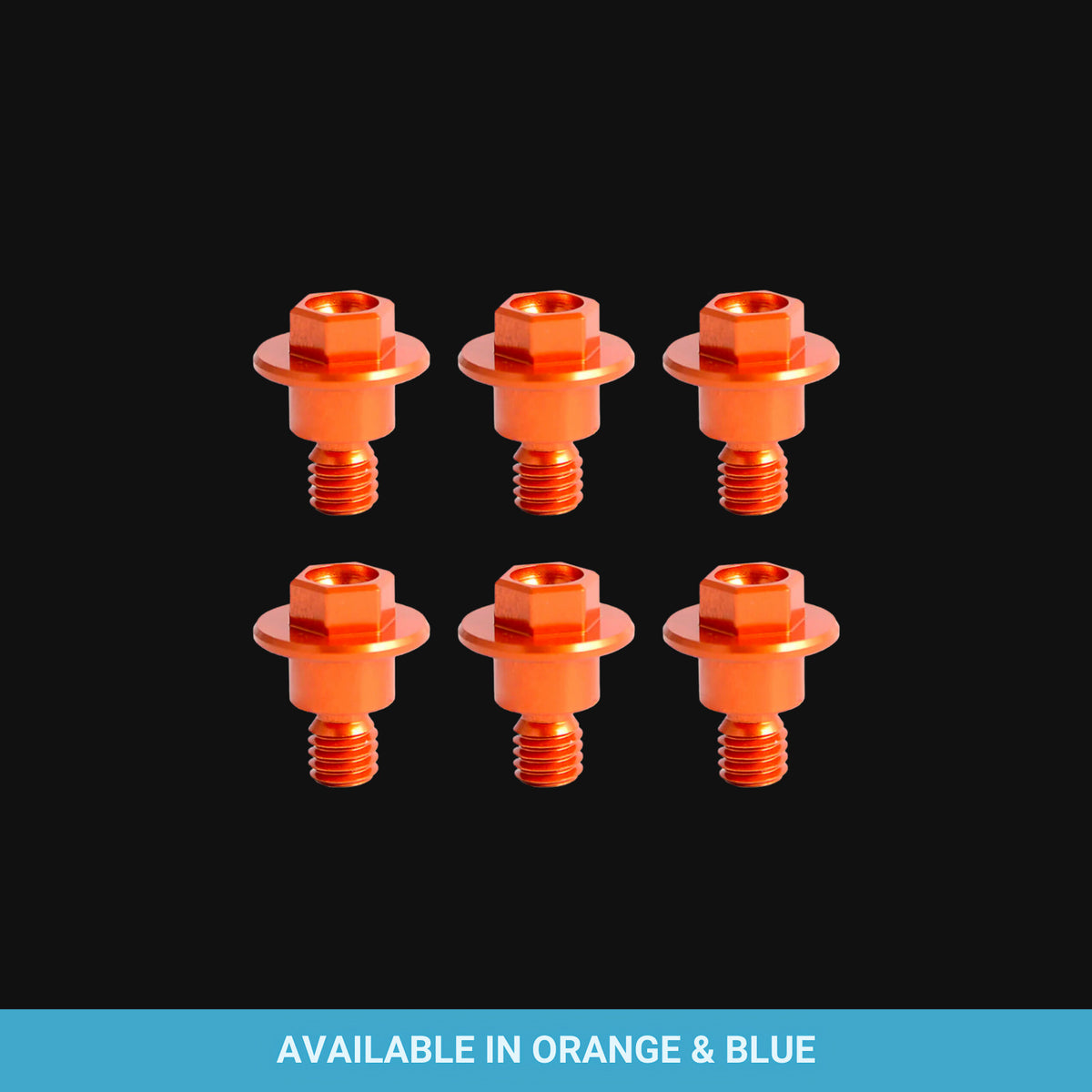 Front Fork Guard Bolts Screws Orange For KTM HUSKY & GASGAS.