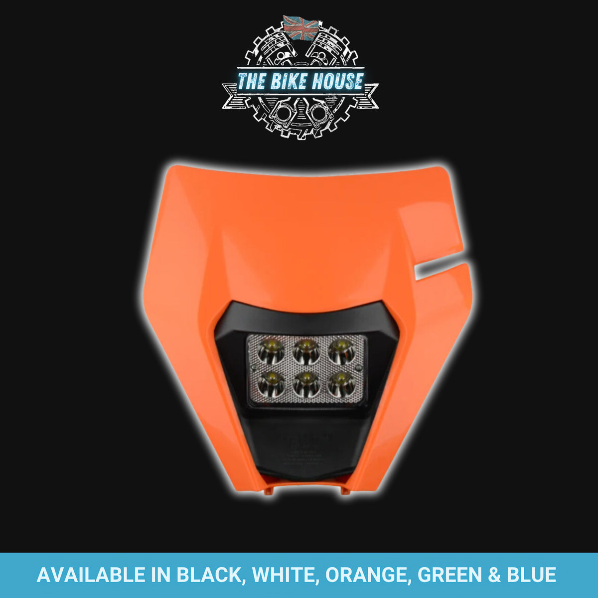 KTM 2017-2023 6 LED Orange Headlight Super Bright 4200 Lumens TPI EXC Light #2
