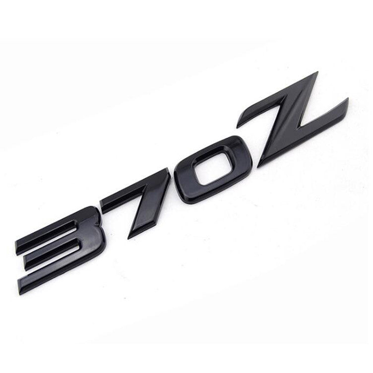 Nissan 370Z Black Rear Emblem Logo Badge Sticker Car Styling 3M Backing New