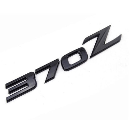 Nissan 370Z Black Rear Emblem Logo Badge Sticker Car Styling 3M Backing New
