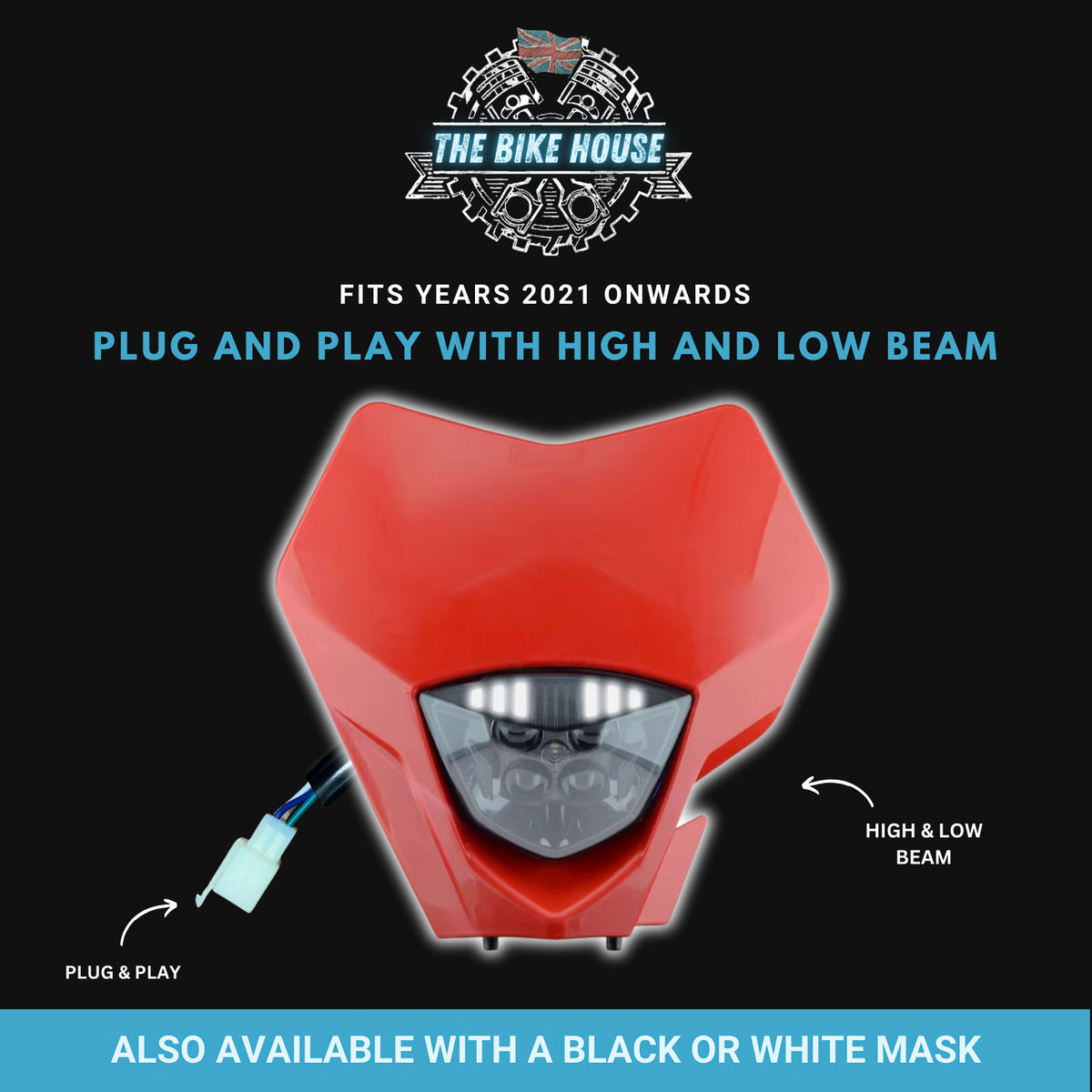 GASGAS SUPER BRIGHT DRL LED HEADLIGHT RED