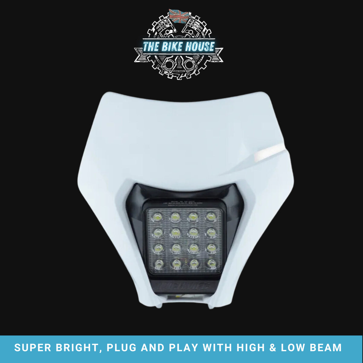 KTM 2017-2023 16 LED White Headlight Super Bright 4800 Lumens TPI EXC Light #3