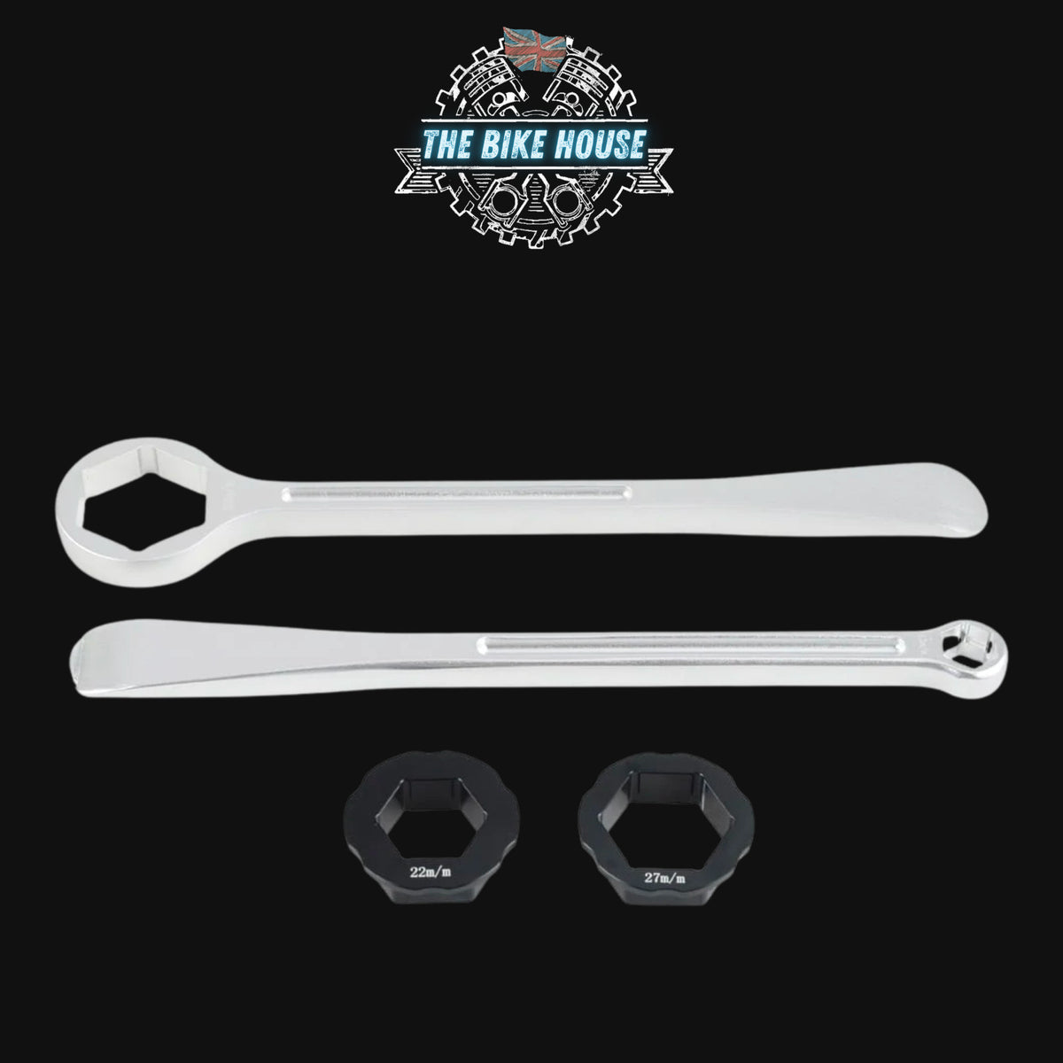 Anodised Silver Universal Tyre Lever Wrench Trail Tools
