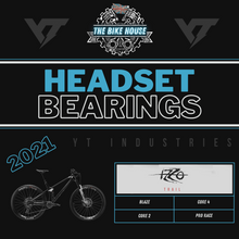 Load image into Gallery viewer, 2021 YT IZZO REPLACEMENT TAPERED HEADSET BEARINGS [ BLAZE | CORE 2 | CORE 4 | PRO RACE ]
