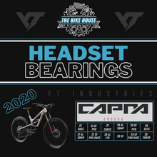 Load image into Gallery viewer, 2020 YT CAPRA REPLACEMENT TAPERED HEADSET BEARINGS [ 27 | 29 | AL | CF | BASE | COMP | PRO | PRO RACE ]
