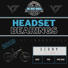 Load image into Gallery viewer, 2019 YT DECOY REPLACEMENT TAPERED HEADSET BEARINGS [ BASE | PRO | PRO RACE ]
