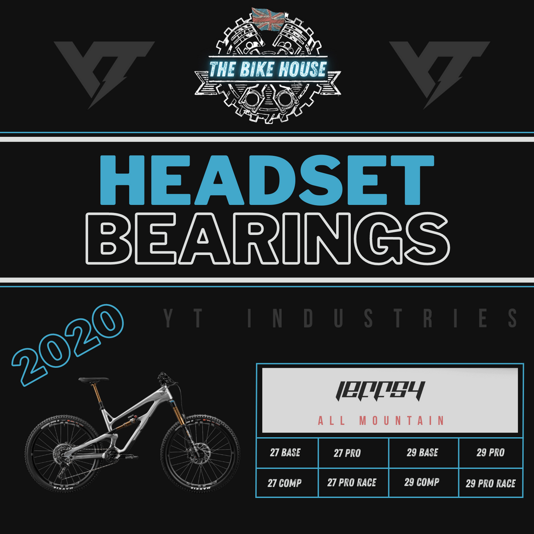 2020 YT JEFFSY REPLACEMENT TAPERED HEADSET BEARINGS [ AL | CF | 27 | 29 | BASE | COMP | PRO | PRO RACE ]