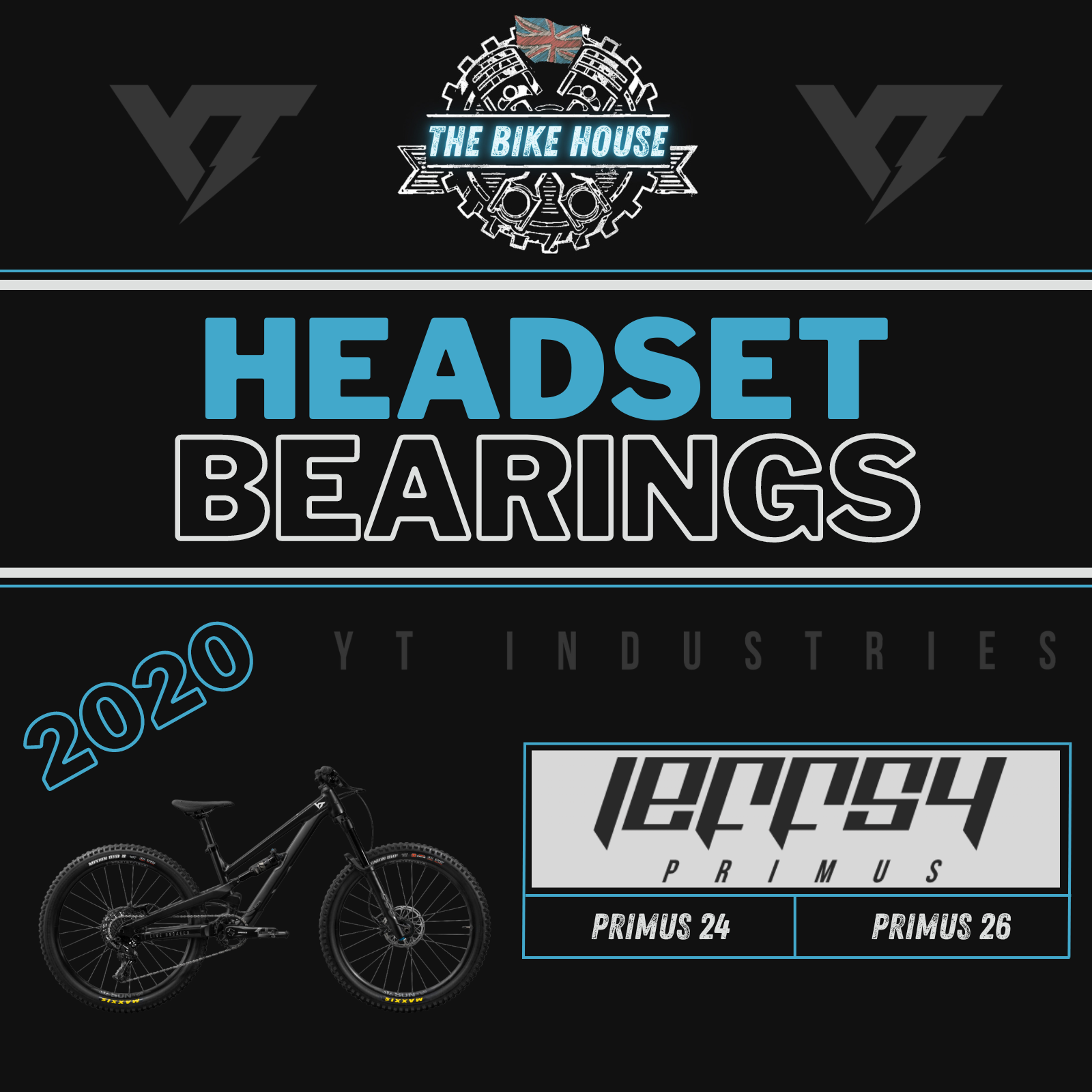 Yt jeffsy deals headset bearings