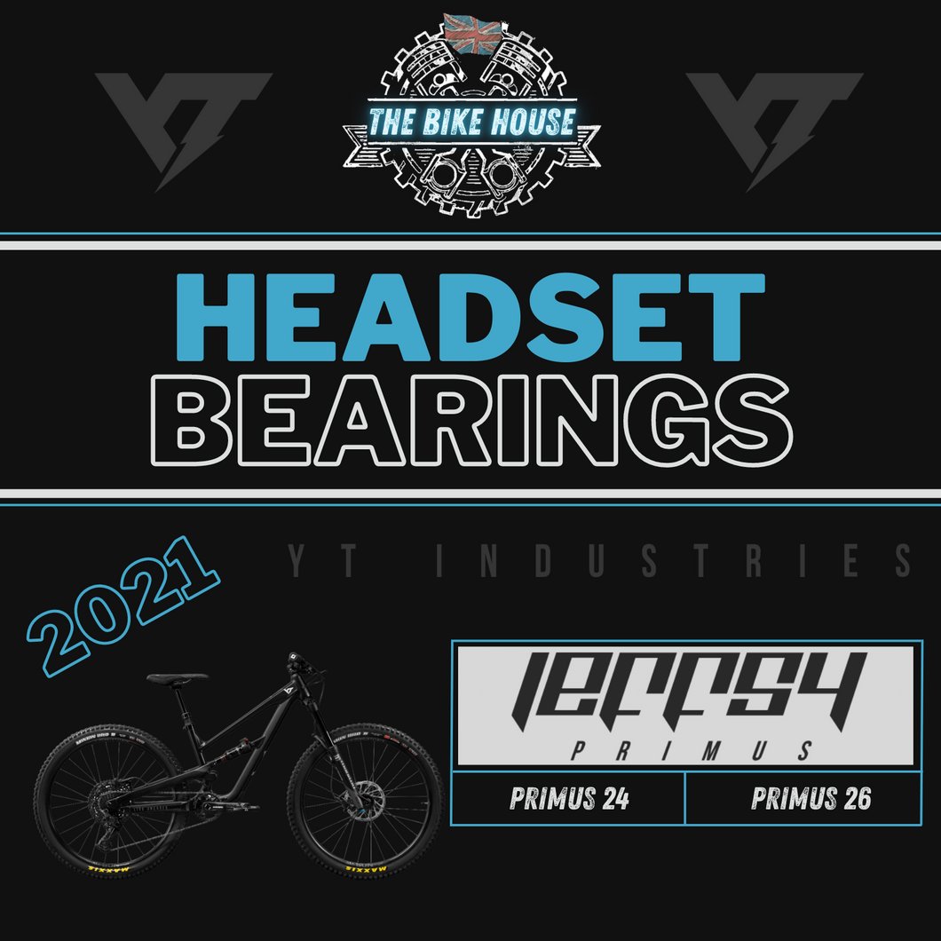 2021 YT JEFFSY PRIMUS REPLACEMENT TAPERED HEADSET BEARINGS [ 24 | 26 ]