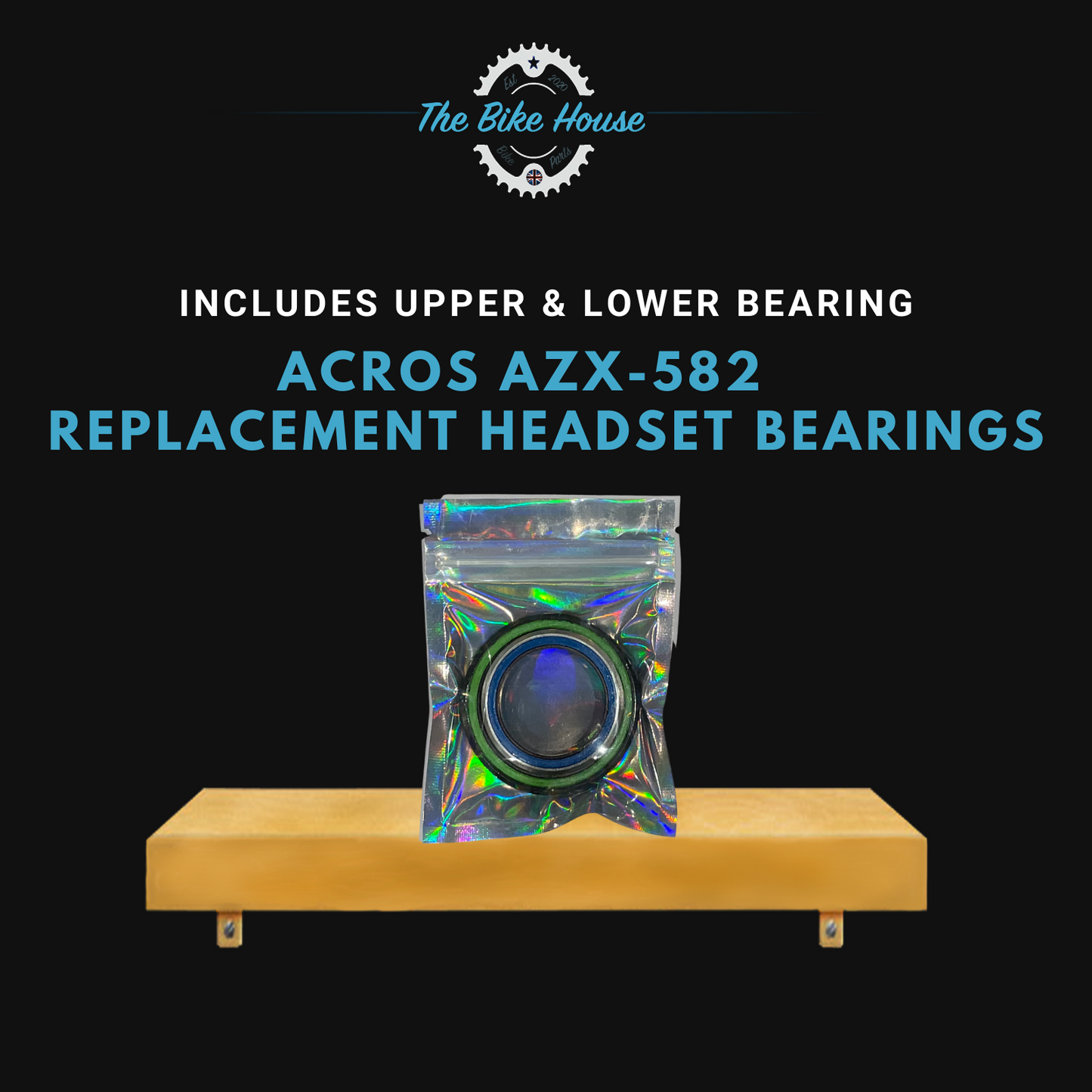 ACROS AZX-582 REPLACEMENT TAPERED HEADSET BEARINGS ZS44 ZS56 ZS