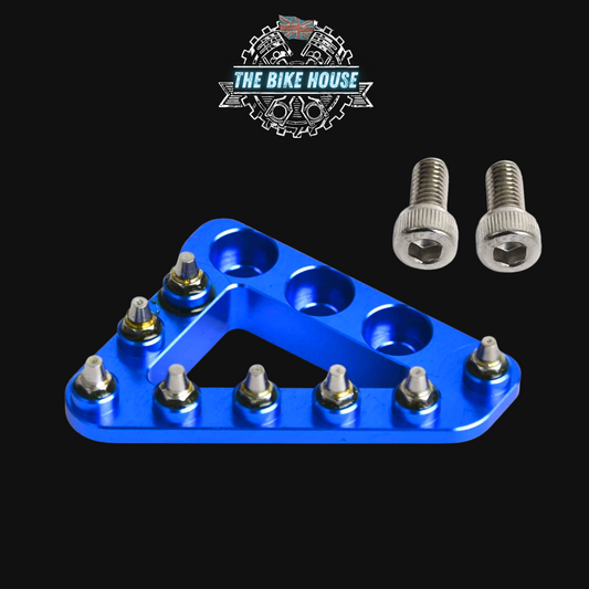 OVERSIZED ANODISED BLUE REAR BRAKE PEDAL TIP