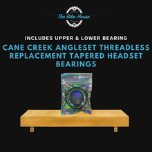 Load image into Gallery viewer, CANE CREEK ANGLESET THREADLESS REPLACEMENT TAPERED HEADSET BEARINGS ZS44 ZS56 ACROS
