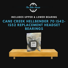 Load image into Gallery viewer, CANE CREEK HELLBENDER 70 IS42-IS52 REPLACEMENT TAPERED HEADSET BEARINGS IS42 1 1:8” IS52 1.5” IS 42 52

