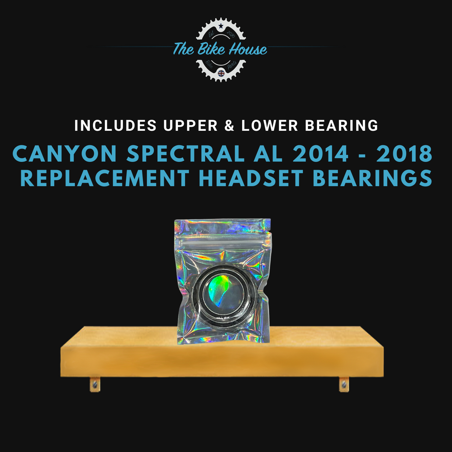 CANYON SPECTRAL AL 2014 - 2018 REPLACEMENT HEADSET BEARINGS ZS44 IS52 ZS 44 IS 52 ACROS AZX-214