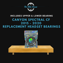 Load image into Gallery viewer, CANYON SPECTRAL CF 2015 - 2020 REPLACEMENT HEADSET BEARINGS ZS44 IS52 ZS 44 IS 52 ACROS AZX-214
