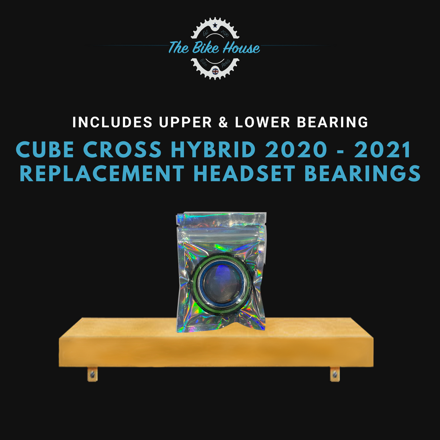 CUBE CROSS HYBRID 2020 - 2021 TAPERED HEADSET BEARINGS ZS44 ZS56 ACROS