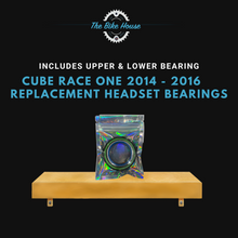 Load image into Gallery viewer, CUBE RACE ONE 2014 - 2016 REPLACEMENT HEADSET BEARINGS ZS44 ZS 44
