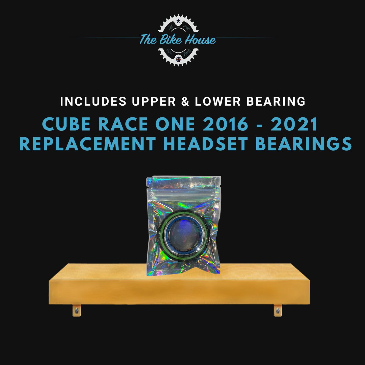 CUBE RACE ONE 2016 - 2021 TAPERED HEADSET BEARINGS ZS44 ZS56 ACROS