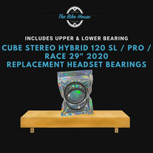 Load image into Gallery viewer, CUBE STEREO HYBRID 120 SL / PRO / RACE 29&quot; 2020 REPLACEMENT HEADSET BEARINGS ACROS ZS56 ZS56
