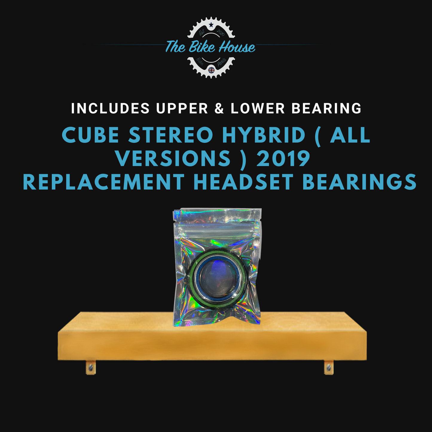 CUBE STEREO HYBRID ( ALL VERSIONS ) 2019 TAPERED HEADSET BEARINGS ZS44 ZS56 ACROS