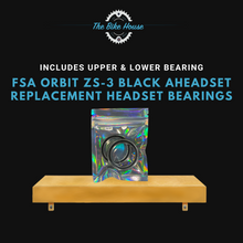 Load image into Gallery viewer, FSA ORBIT ZS-3 BLACK AHEADSET REPLACEMENT HEADSET BEARINGS ZS44 ZS 44
