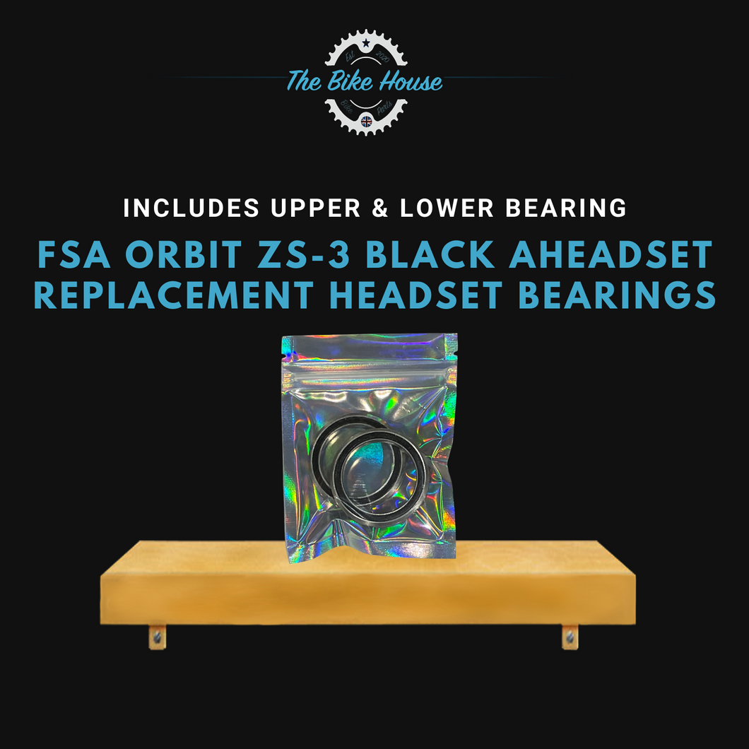 FSA ORBIT ZS-3 BLACK AHEADSET REPLACEMENT HEADSET BEARINGS ZS44 ZS 44