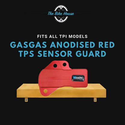 GASGAS ANODISED RED TPS SENSOR GUARD