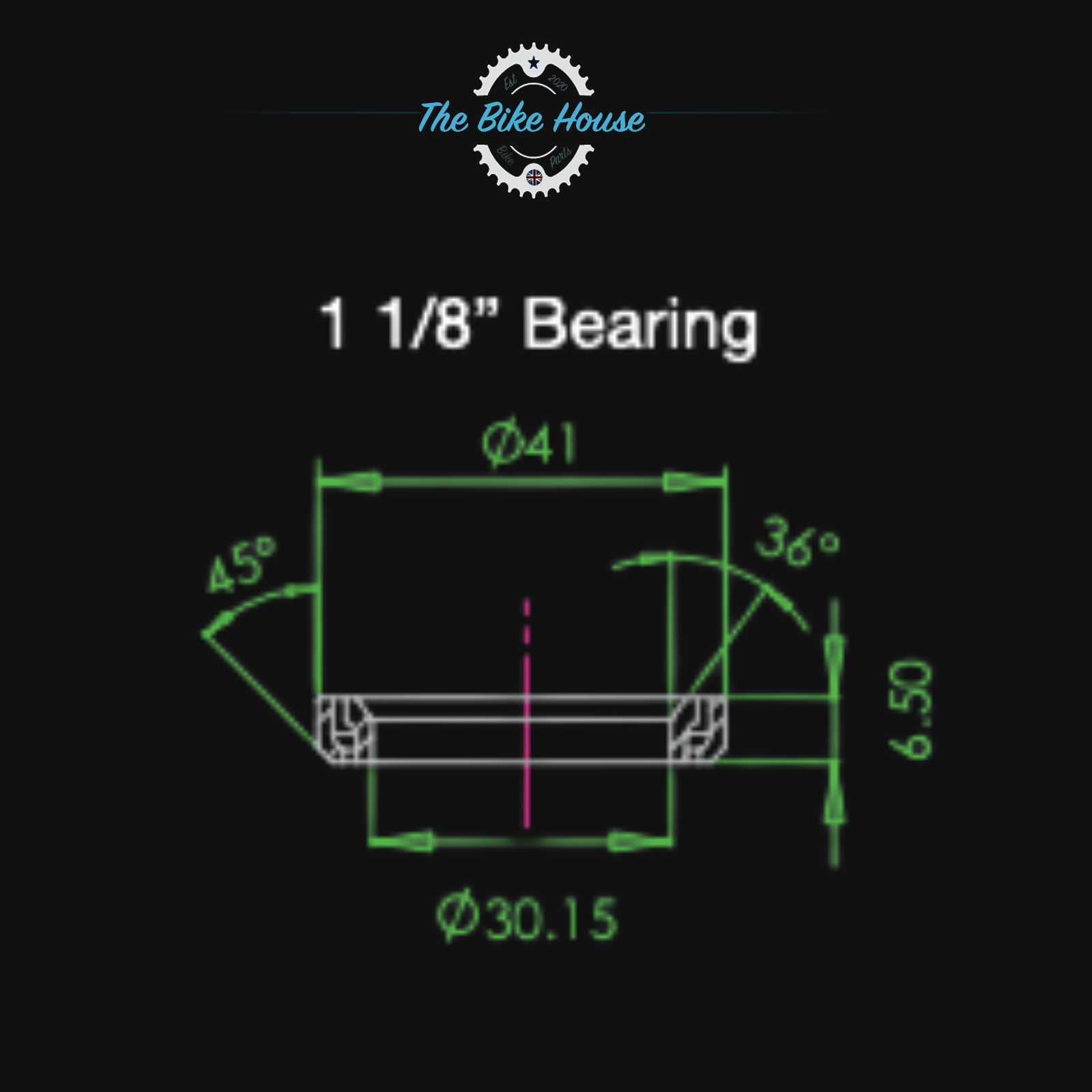1.5 best sale headset bearing
