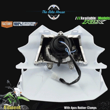 Load image into Gallery viewer, Kawasaki KLX125 KLX150 Replacement White Headlight Light with mask
