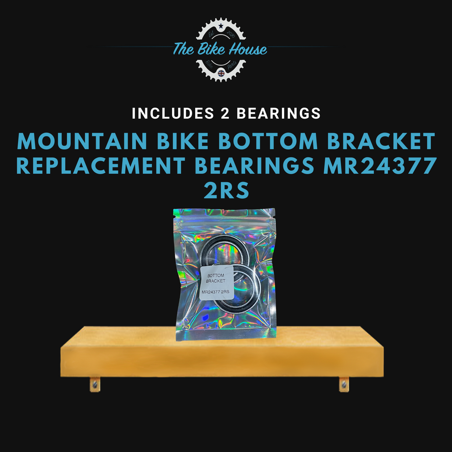 Mountain bike bottom bracket replacement bearings MR24377 2RS 24377 MR