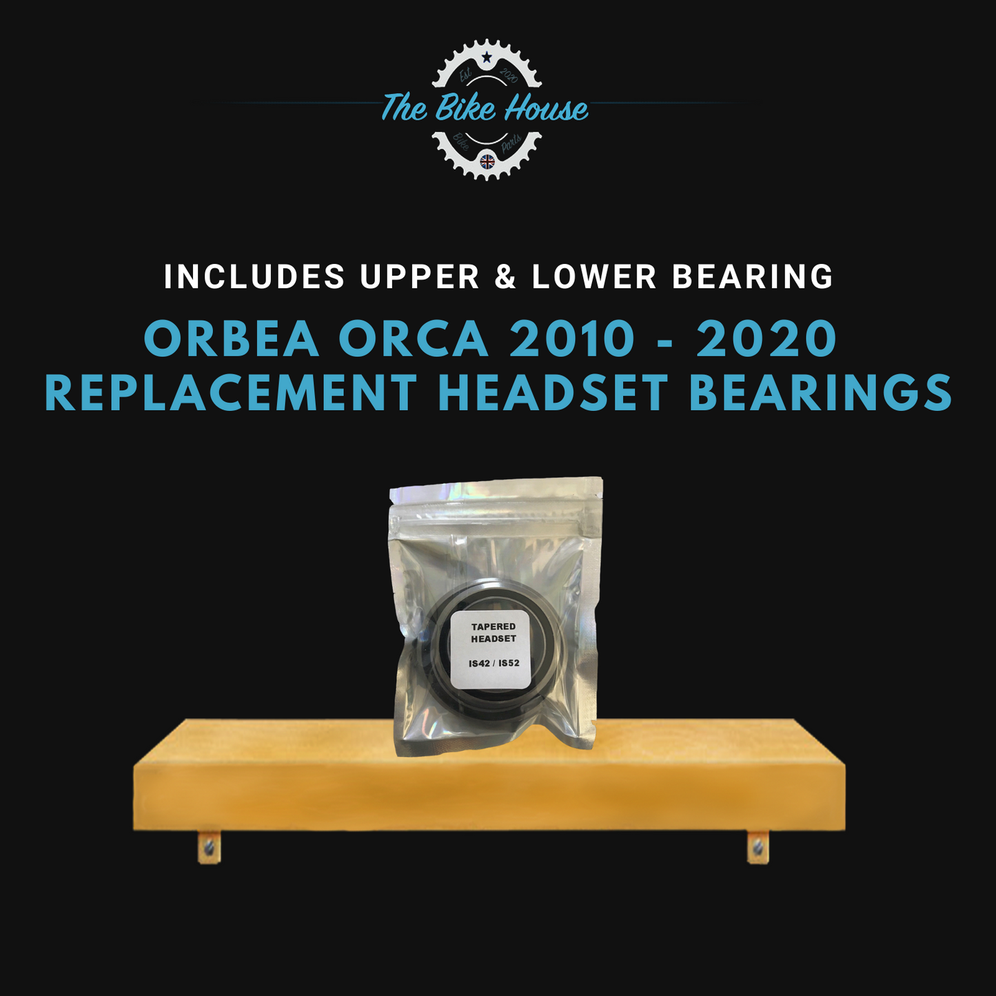 ORBEA ORCA 2010 - 2020 TAPERED HEADSET BEARINGS IS42 1 1:8” IS52 1.5” IS 42 52 ACROS