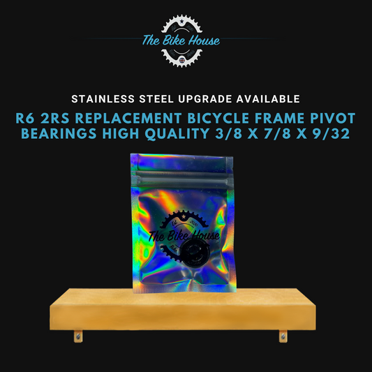 R6 2RS REPLACEMENT BICYCLE FRAME PIVOT BEARINGS HIGH QUALITY 3/8 x 7/8 x 9/32