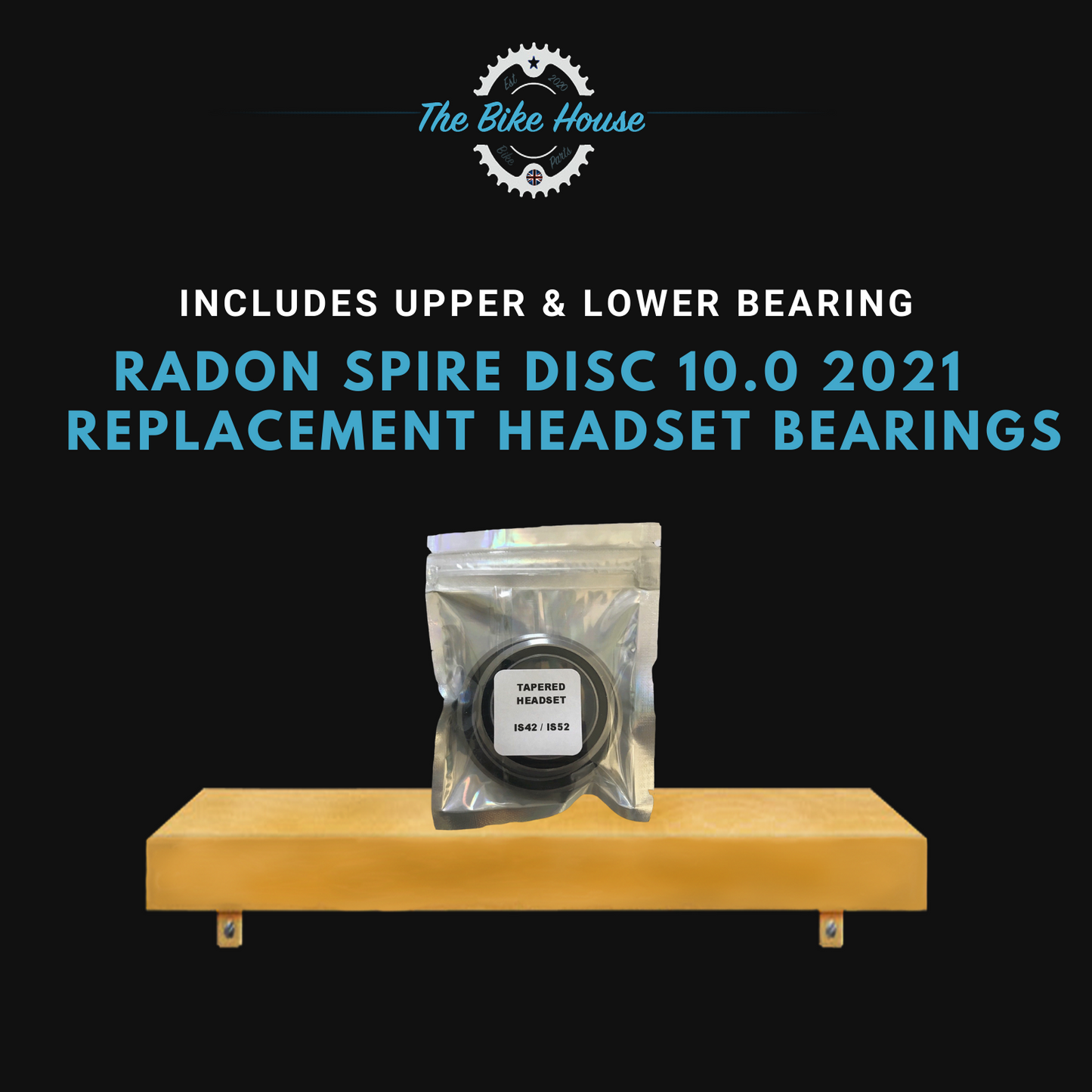 RADON SPIRE DISC 10.0 2021 REPLACEMENT HEADSET BEARINGS IS42 IS52