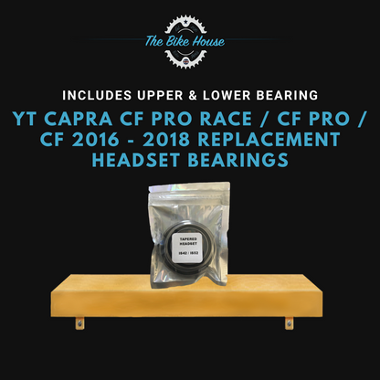 YT CAPRA CF PRO RACE / CF PRO / CF 2016 - 2018 REPLACEMENT HEADSET BEARINGS IS42 1 1:8” IS52 1.5” IS 42 52 ACROS AIX-326 TAPERED