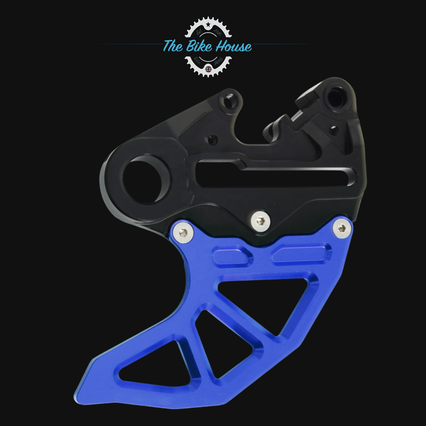 KTM ANODISED BLUE REAR DISC BRAKE GUARD ALL MODELS 125CC + 2004-2022