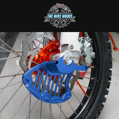 Anodised Blue Front Brake Disc Guard