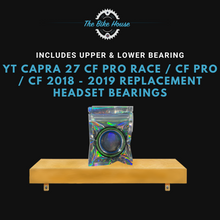Load image into Gallery viewer, YT CAPRA 27 CF PRO RACE / CF PRO / CF 2018 - 2019 REPLACEMENT HEADSET BEARINGS ZS44 ZS56 ACROS AZX-203 TAPERED
