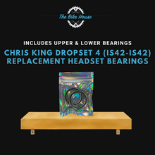 Load image into Gallery viewer, CHRIS KING DROPSET 4 IS42-IS42 TAPERED HEADSET BEARINGS IS42 1 1:8” 42
