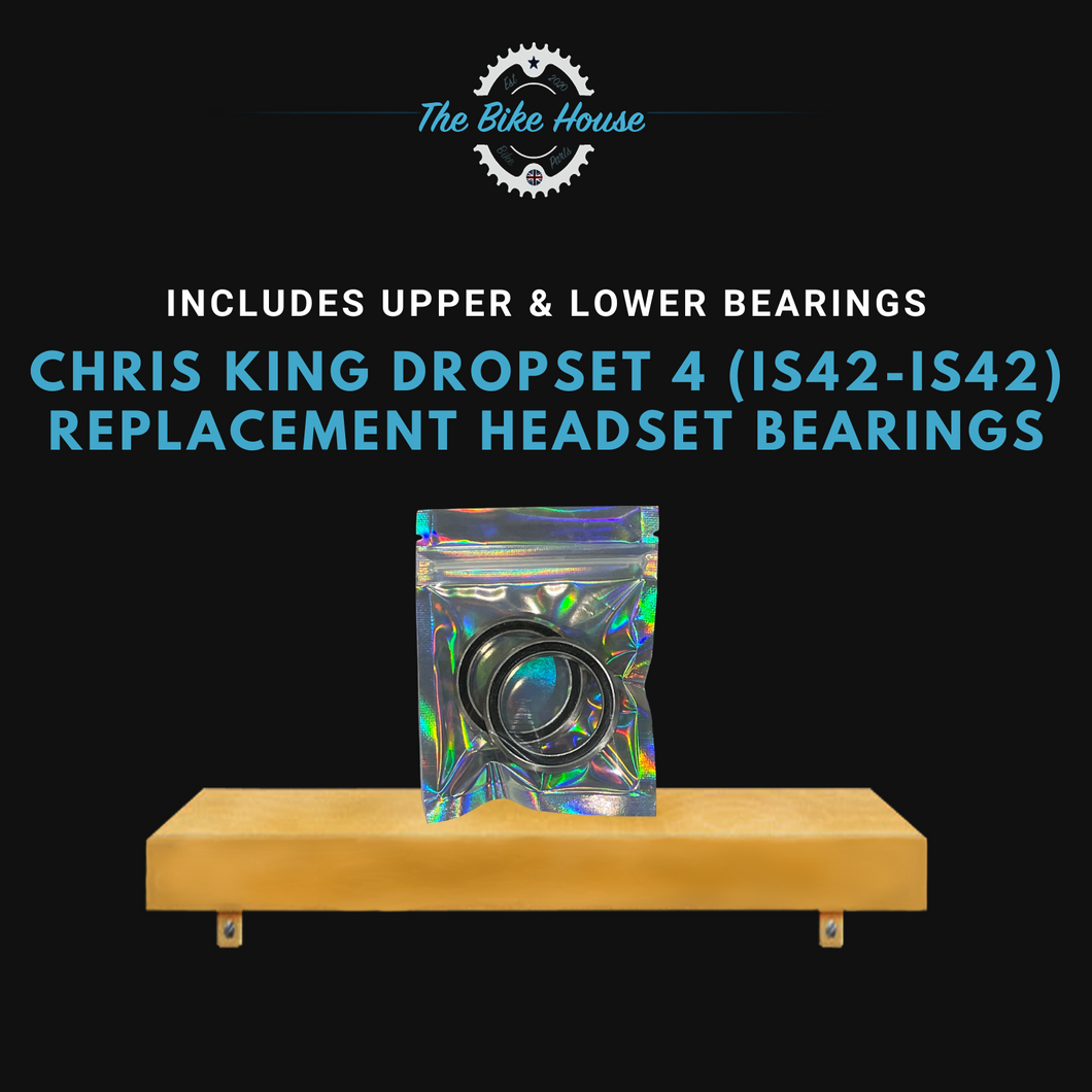 CHRIS KING DROPSET 4 IS42-IS42 TAPERED HEADSET BEARINGS IS42 1 1:8” 42
