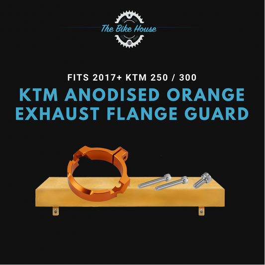 KTM ANODISED ORANGE EXHAUST FLANGE GUARD