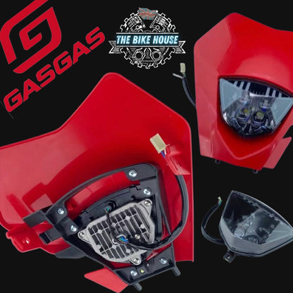 Gasgas 2021 Onwards Super Bright DRL LED Headlight [ Red | White | Black| Insert ]