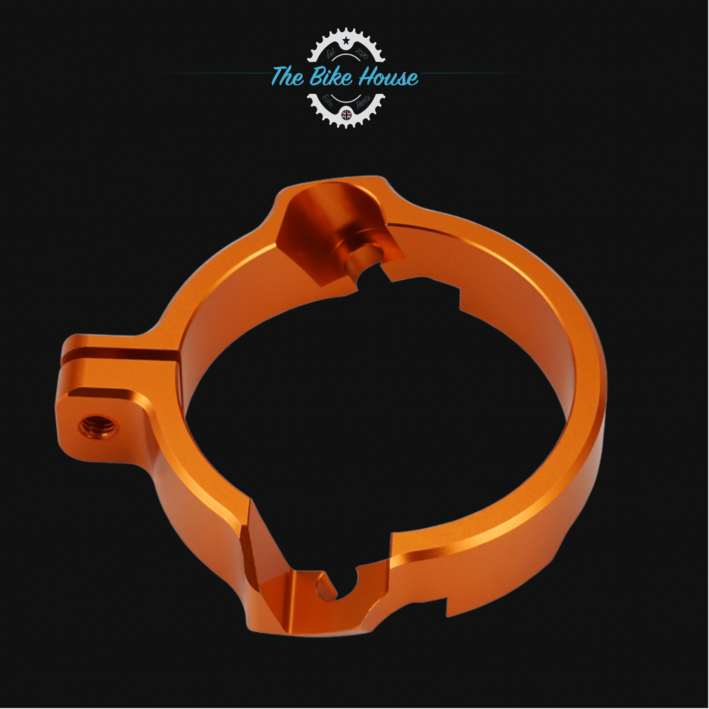 KTM ANODISED ORANGE EXHAUST FLANGE GUARD