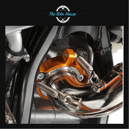 KTM ANODISED ORANGE EXHAUST FLANGE GUARD