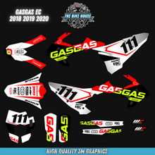 Load image into Gallery viewer, GASGAS 3M GRAPHICS KIT 2018 2019 2020 ALL BIKES 125cc +
