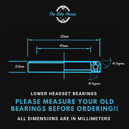 COMMENCAL SUPREME SX 2018 - 2019 HEADSET BEARINGS IS41 1 1:8” ZS56